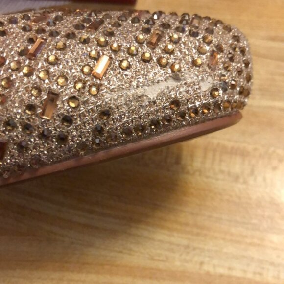 Delicacy Heels Gold Glitter 3”Heels pumps - Picture 8 of 8